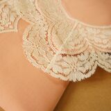 Tergal -lace bed adornment