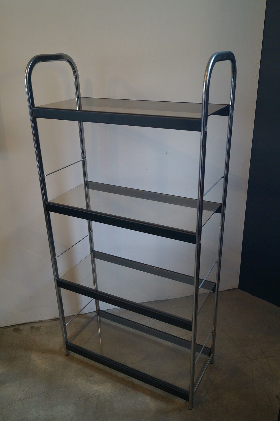 Bookcase 1970 chrome