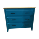 Dresser vintage light oak and blue duck