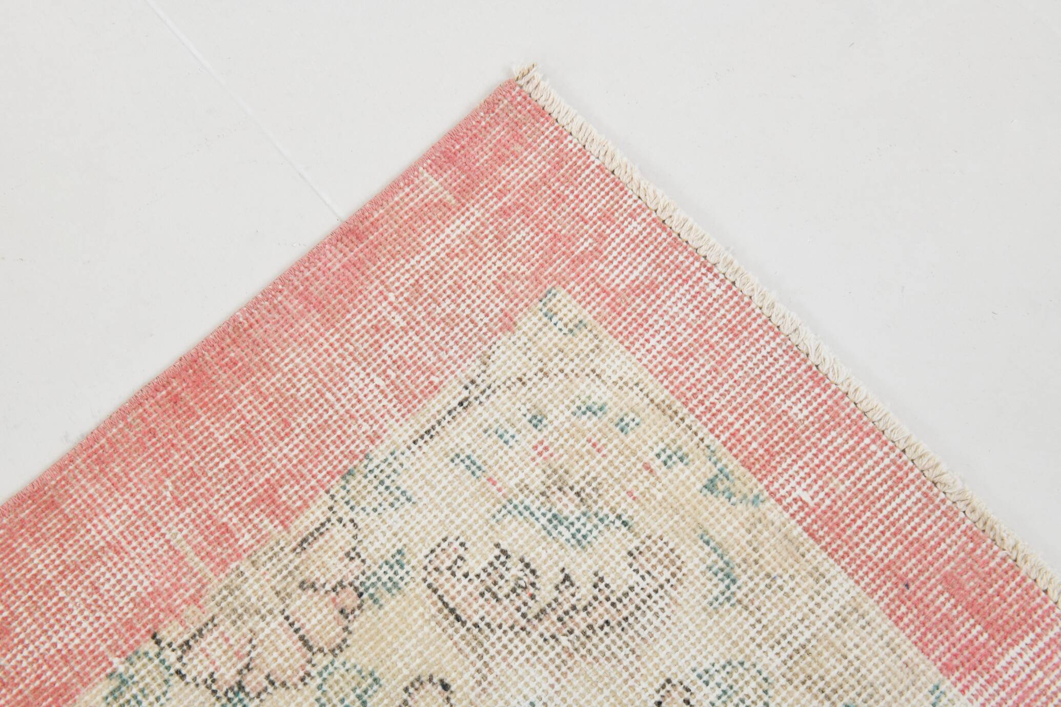 7x10 Rug For Living Room Beige Floral Turkish Rug, 203x303Cm SK20555