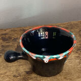 Pitchers and cups, iridescent ceramic, Vallauris