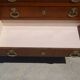 4-drawer chest of drawers, gold ribbon and peacock handles