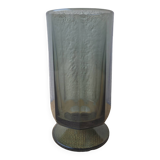 Vase verre fumé