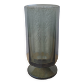 Smoked glass vase