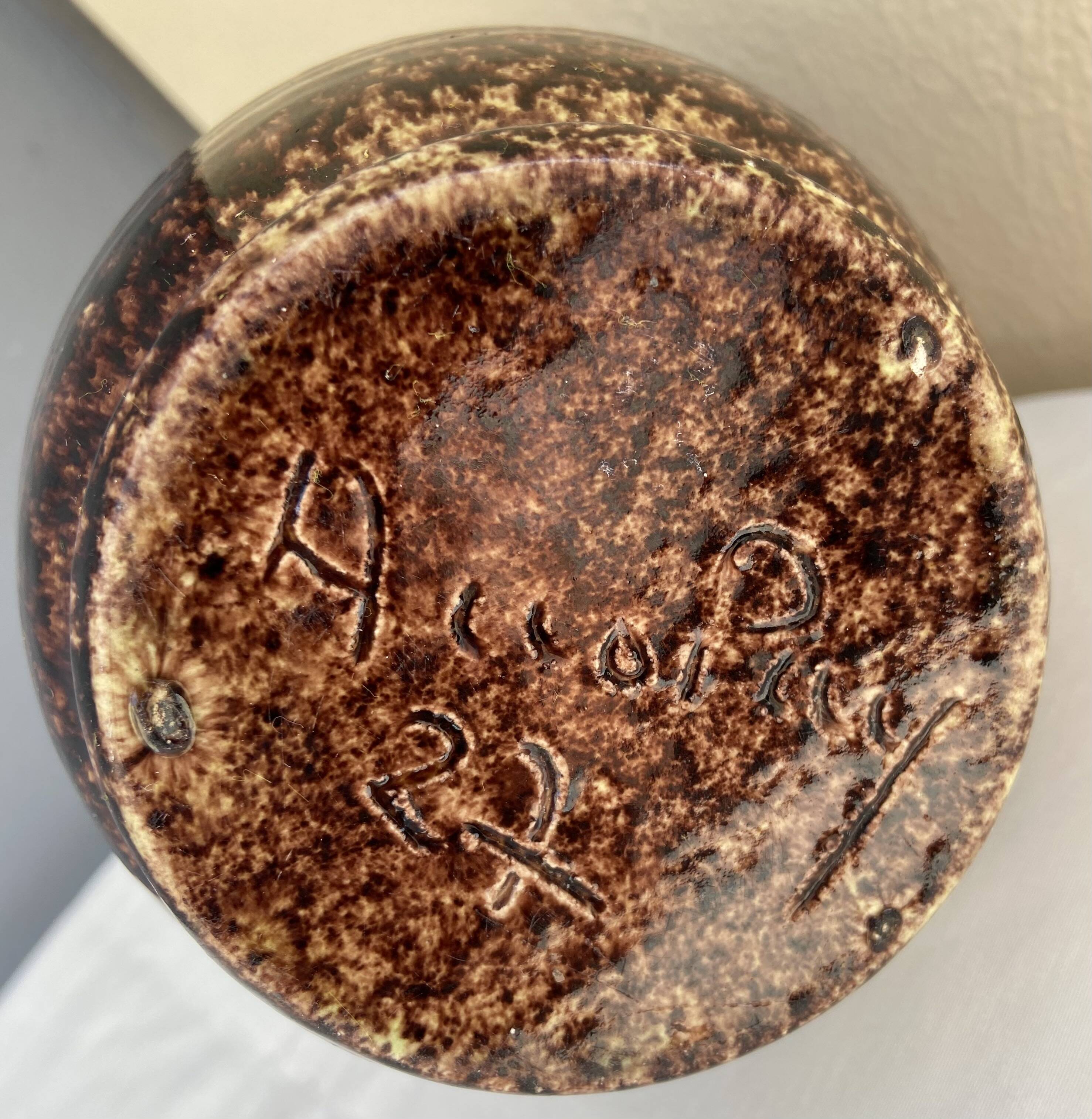 Accolay vase en céramique années 60