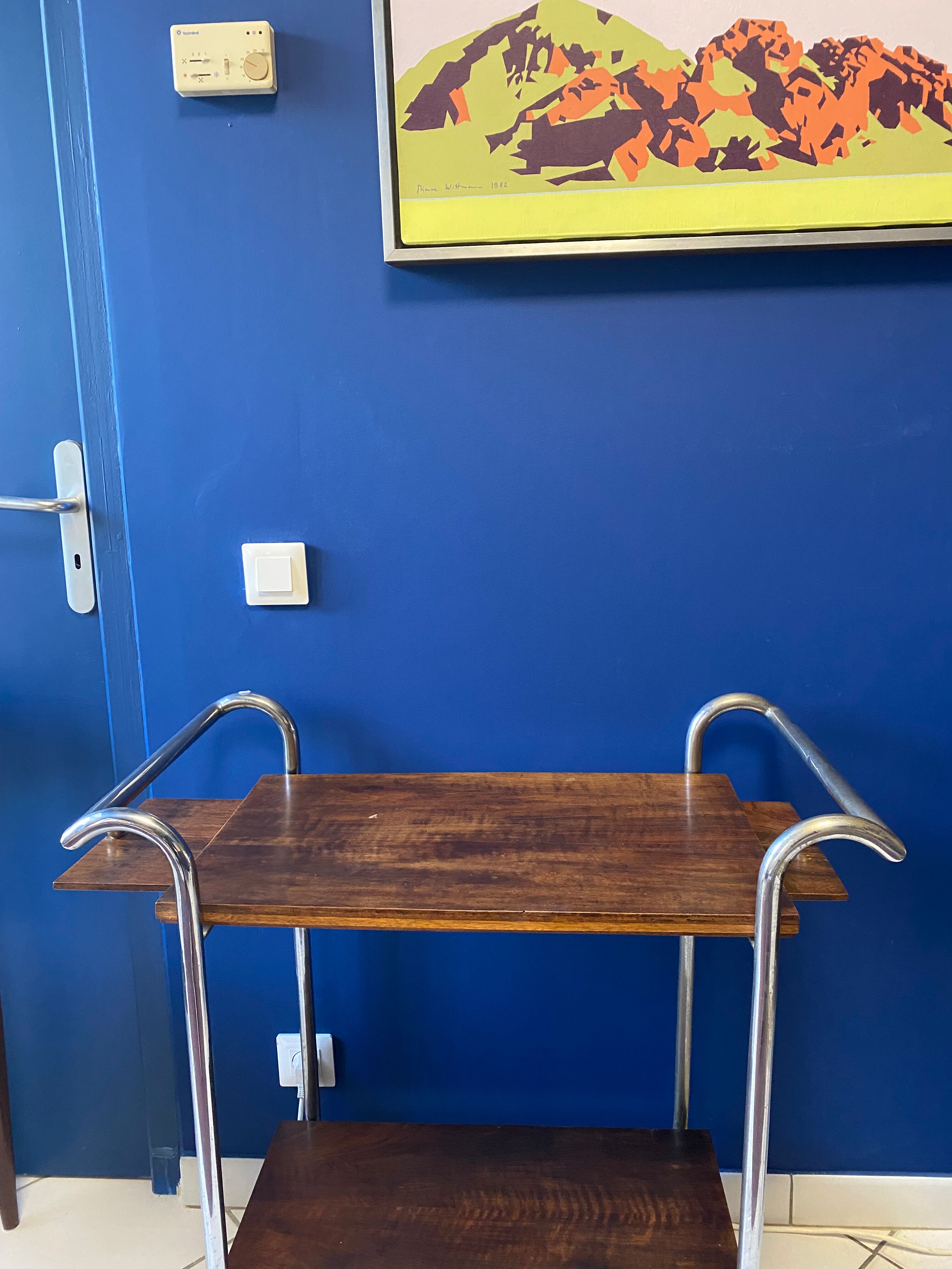 Wooden and chrome service 1930