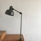 1950s English green workshop lamp