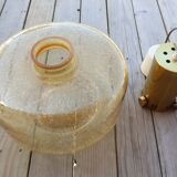 70's blown glass suspension