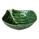 Saladier feuille de chou barbotine
