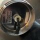 Chrome steel spring lamp
