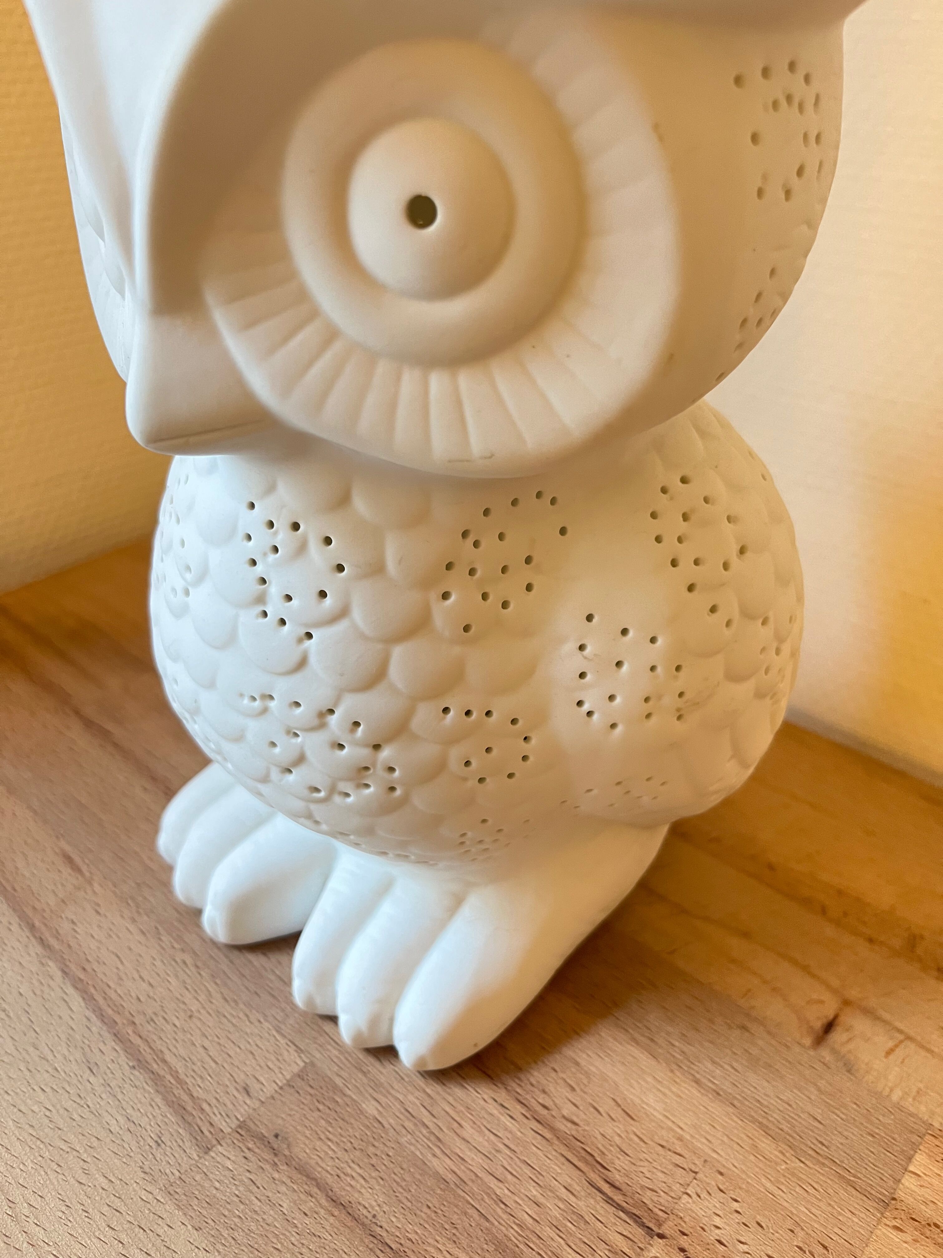 Owl biscuit lamp