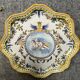 Large polylobed earthenware dish from the Charolles factory