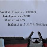 60s Brother Portable Typewriter