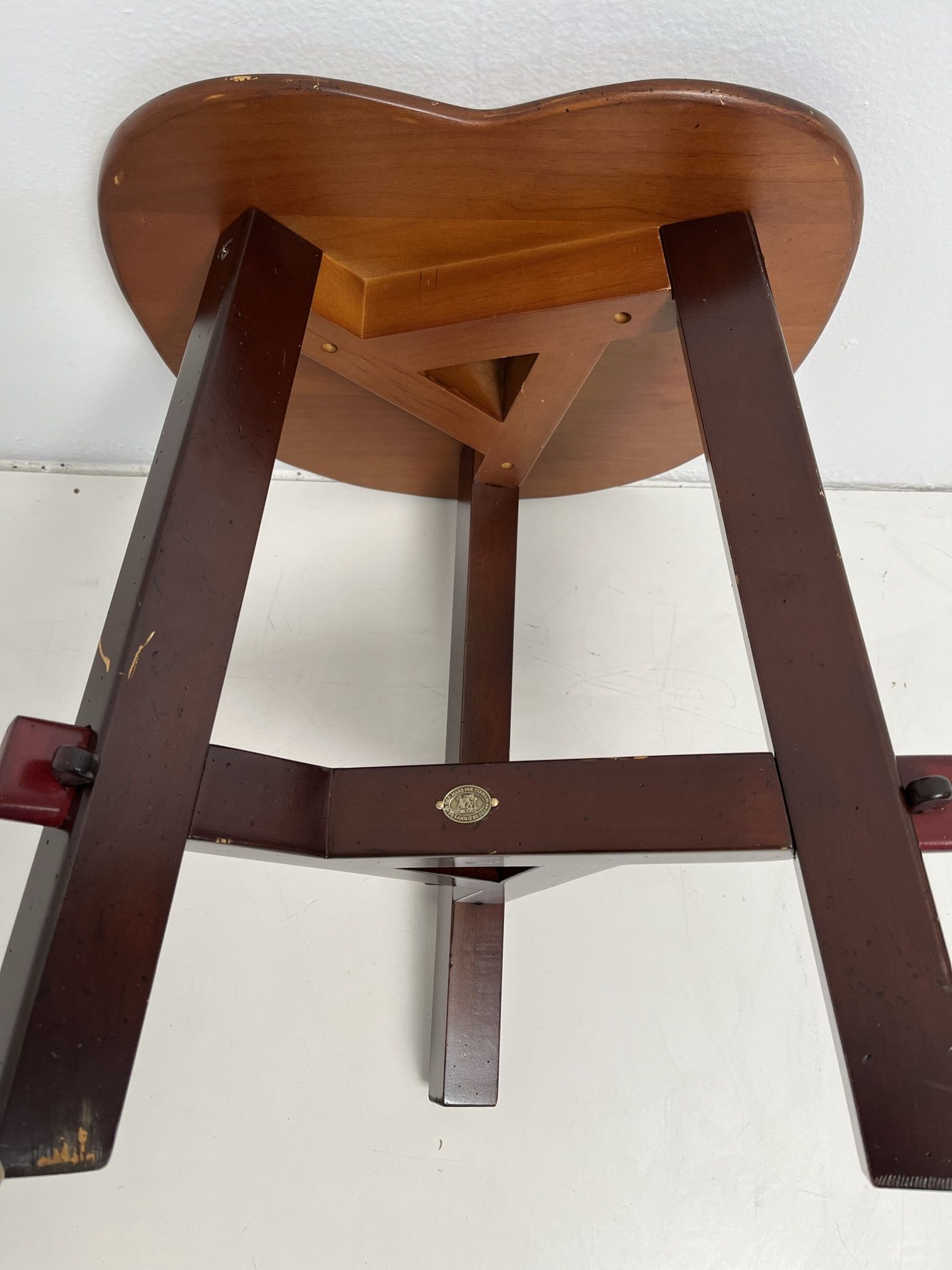 Tabouret vintage style marin