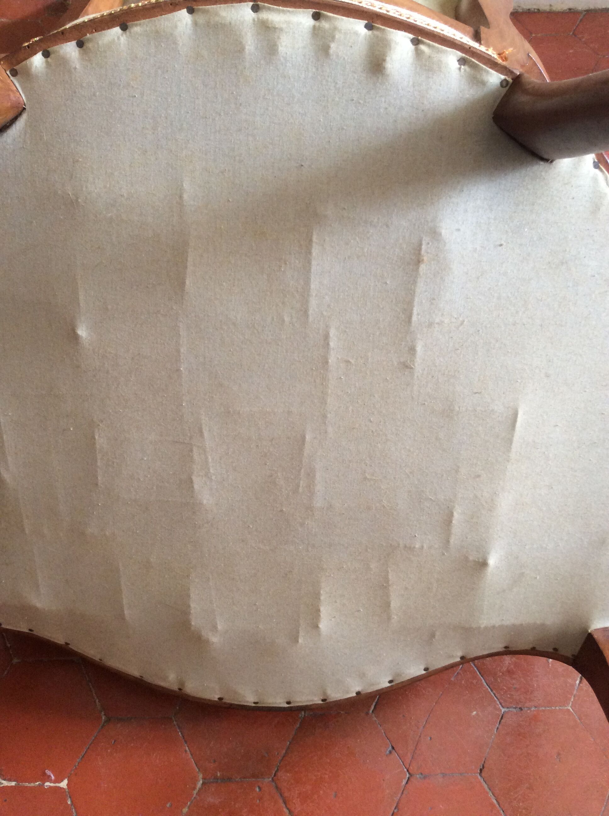 Almond green velvet convertible