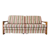 Vintage wooden sofa / sofa bed / couch