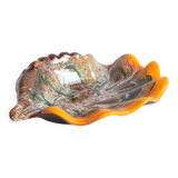 Shell shaped ceramic bowl, Vallauris