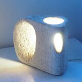 Sculpted stone lamp attributed to albert tormos