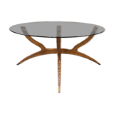 Vintage 1960s spider leg coffee table