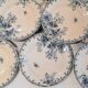Assiettes Gien vintage