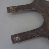 Large German Brutalist Iron Wall Sculpture, 1960s