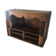 Antique wall-mounted shelf unit