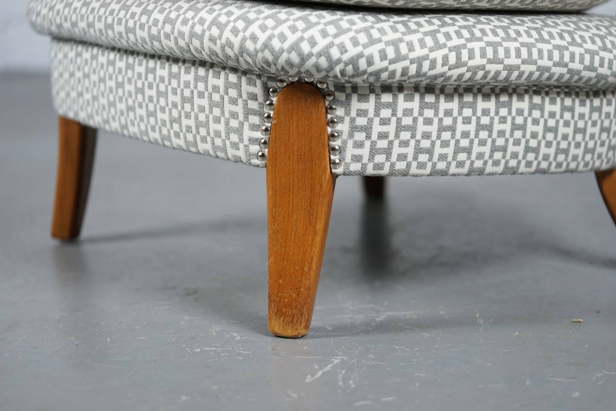 Hermès upholstered lounge chair by Otto Schulz for Boet