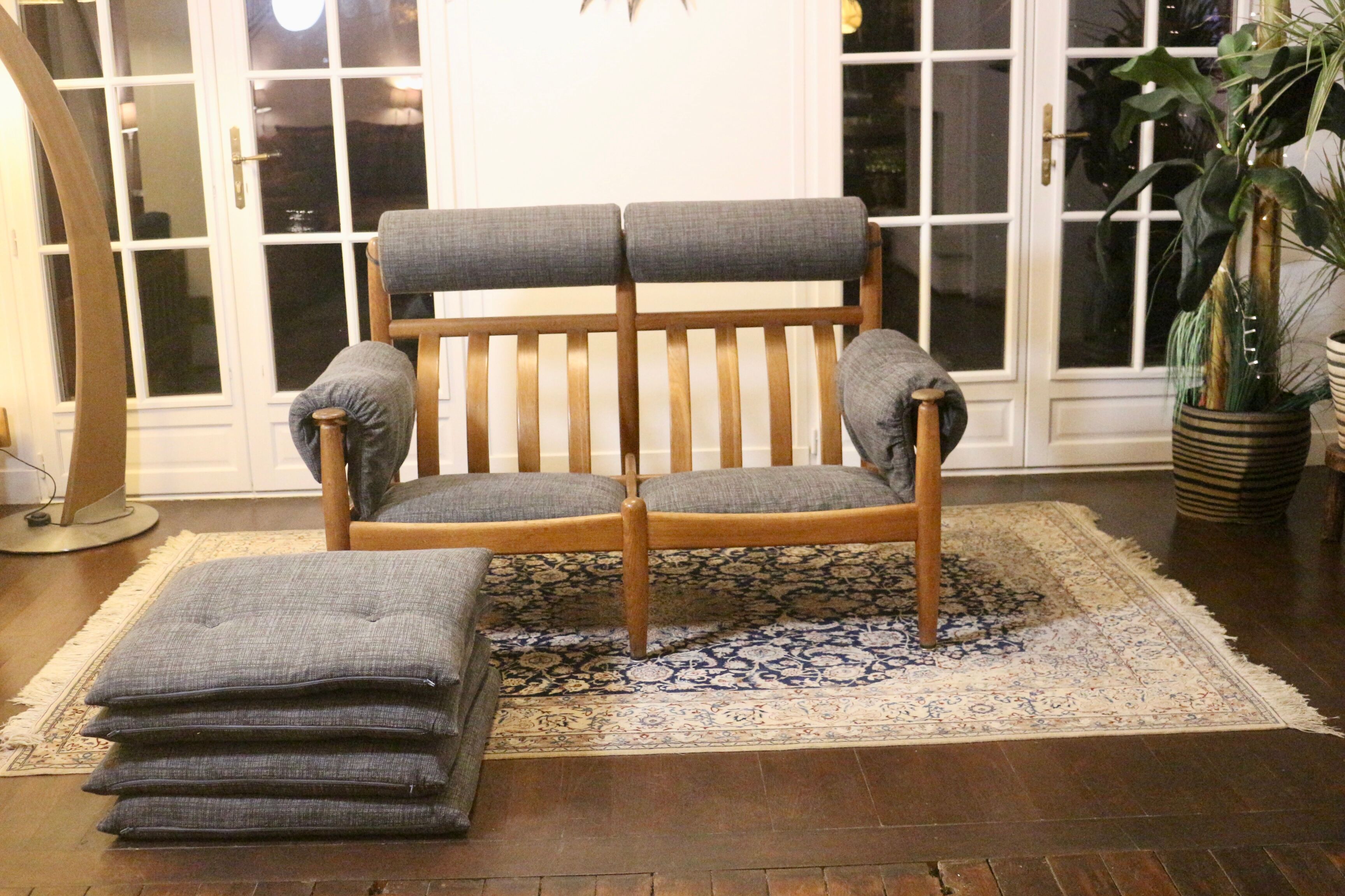 2-seater sofa year 1960 by Eric Merthen for Ire Møbler, Sweden 196