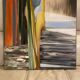 Contemporary abstract oil painting on canvas