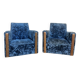 Paire de fauteuils de maitrise