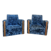 Paire de fauteuils de maitrise