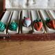 Set of 12 ceramic vegetable knife holders from Vallauris
