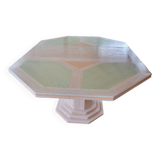Octagonal table de tonge 1980s