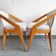 Suite de 4 chaises de Charles Ramos 1950