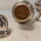 Set of two silver metal sprinklers