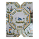 Set of 12 small antique plates by Alfred Renoleau, different designs.