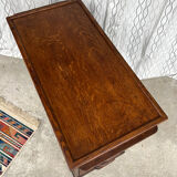 Ancien caisson de bureau en chêne, double face