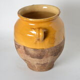 Pot vernissé jaune