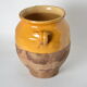 Yellow glazed jar