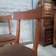 4 Directoire period cherry wood chairs