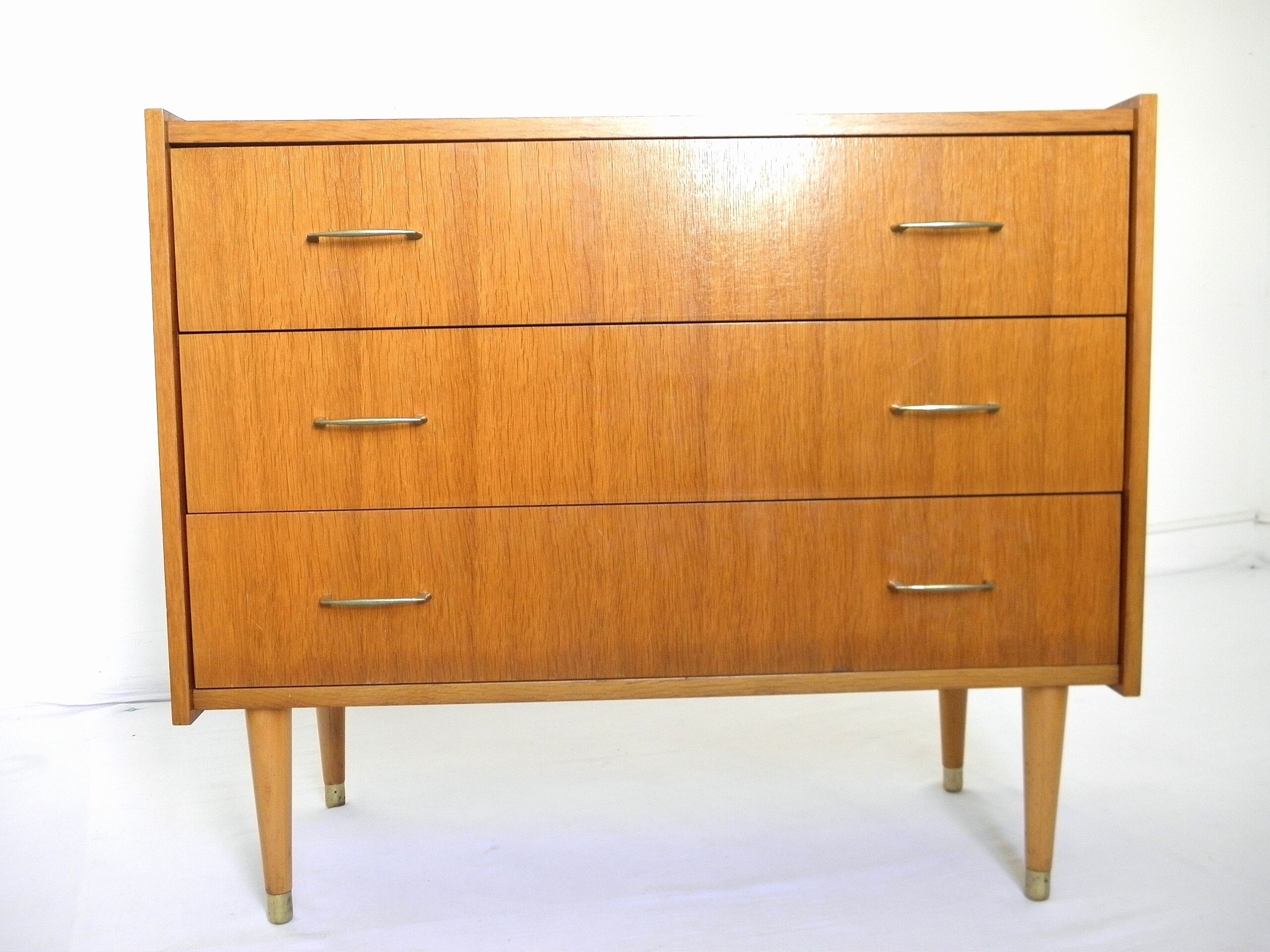 Chest of drawers 3 drawers vintage 1960