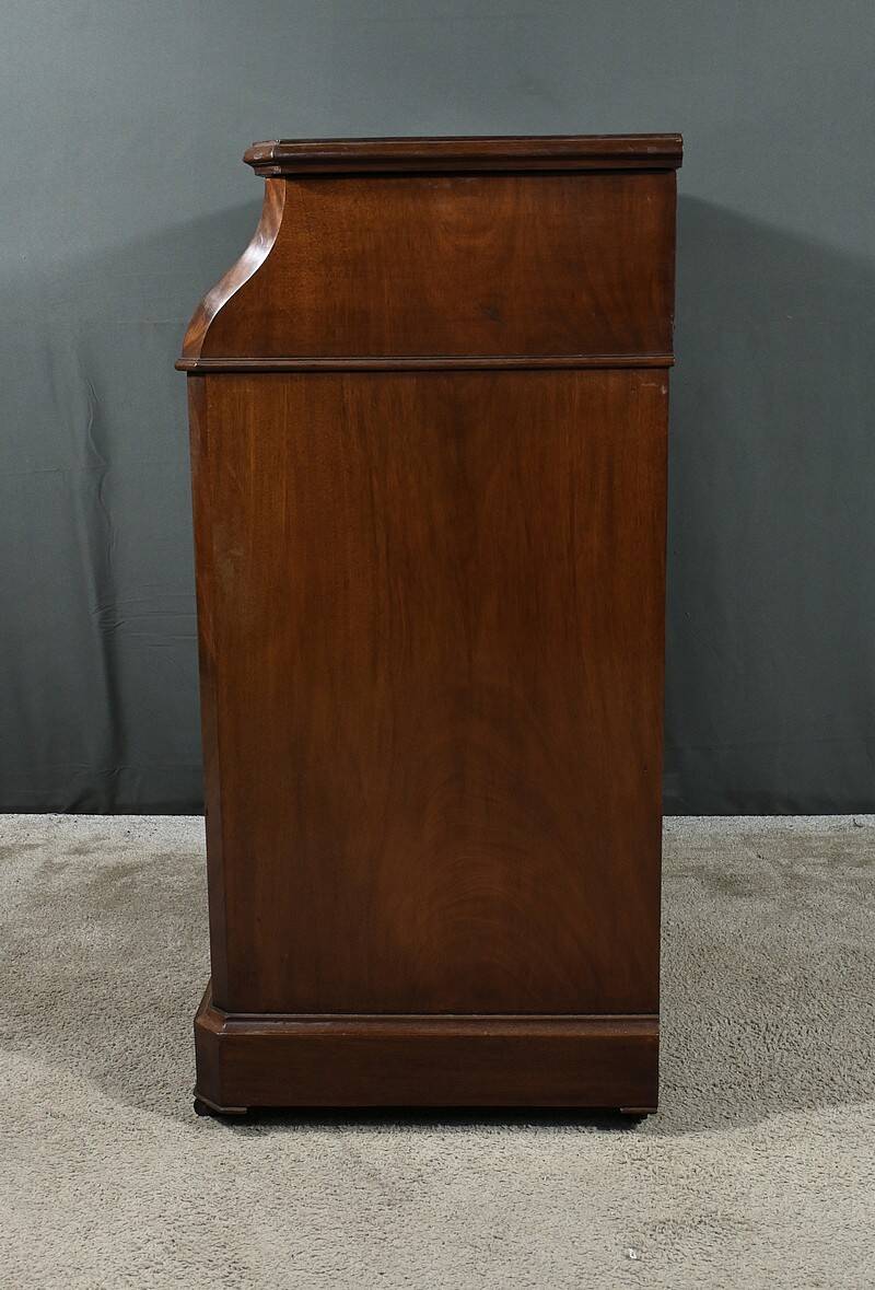Burl Mahogany Dressing Table, Louis-Philippe Style – Late 19th Century