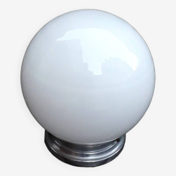 Old Ceiling Light - Opaline Globe - 1940-50