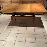 Coffee table with vintage Révélation system Design Albert Ducrot year 50/60