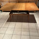 Table basse à système Révélation vintage Design Albert Ducrot année 50/60
