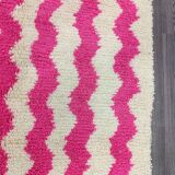 Beige Berber rug with geometric patterns 250cm x 150cm