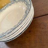 Iron earth soup plates from Moulin des Loups and Salins.