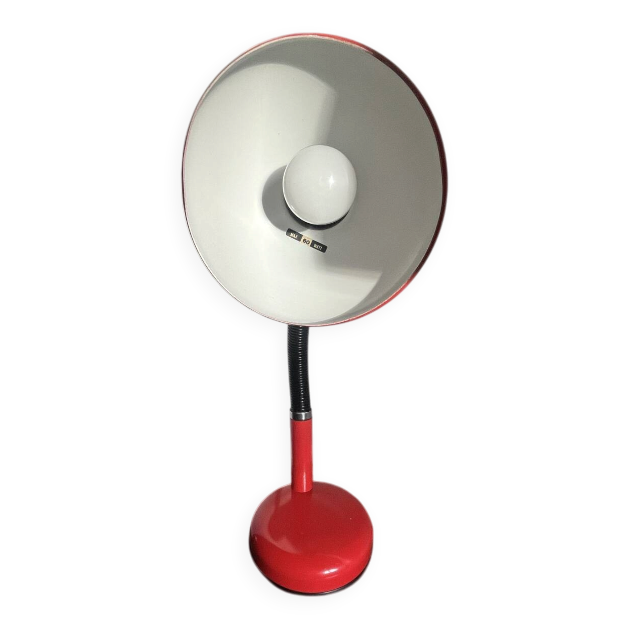 Lampe vintage orange Kema Keur