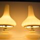 Pair of mid-century Table Lamps, Osvětlovací sklo závod Janštejn, Czechoslovakia, 1970