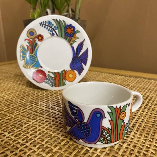 Acapulco coffee cup and saucer – Villeroy & Boch (circa 1970)